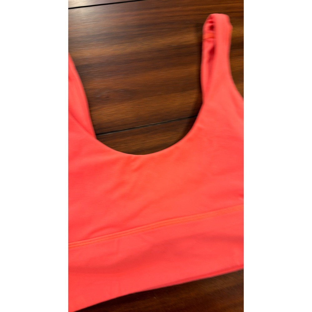 Lululemon Align Reversible Bra Light Support Nulu Coral Pink Size 10 LW2CYOS - Picture 13 of 14